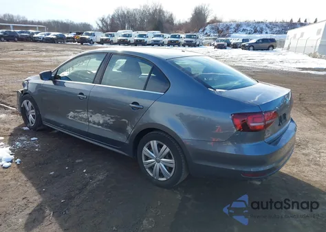 2017 Volkswagen Jetta 1.4T S из США, поврежденный, VIN 3VW2B7AJ4HM279199